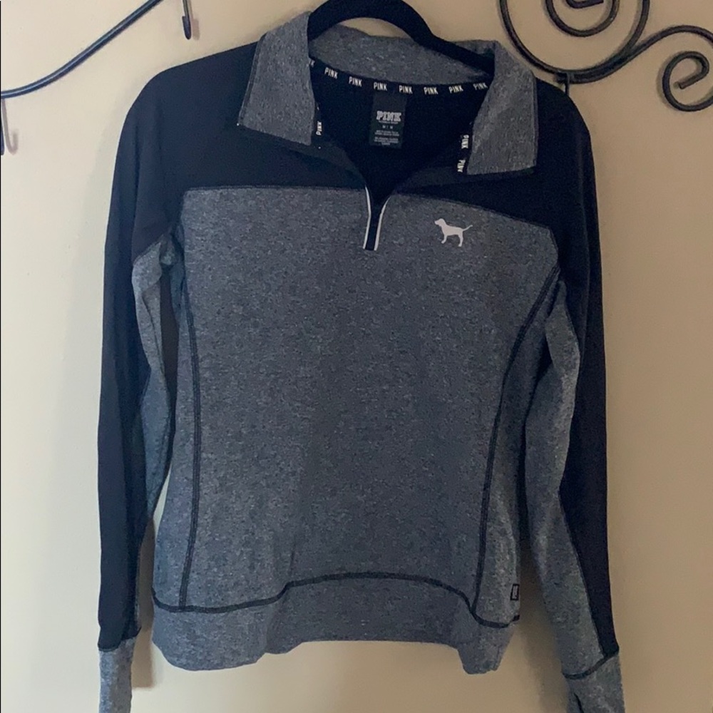 VS PINK quarter zip-up